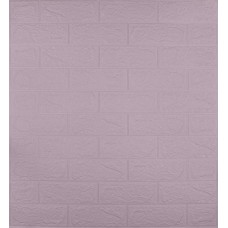 Самоклеюча декоративна 3D панель 3D Loft 700x770x3 мм Світло-фіолетовий (249)