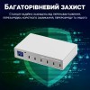 Type-C мультизарядний пристрій на 6 портів Addap MCS-X6P 140W Білий (0233)