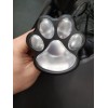 Вуличний автономний світильник на сонячній батареї LED Solar Paw Print Lights DL49 із захистом від вологи As-seen-on-tv Чорний