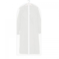 Чохол для одягу поліетиленовий No Brand Clothes Cover GHS00145 XL 55 х 115 см Білий-Напівпрозорий (tau_krp53_00145xl)