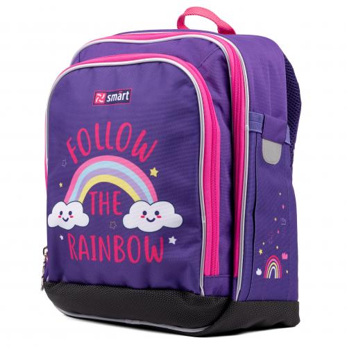 Рюкзак шкільний SMART H-55 Follow the rainbow фіолетовий (558039)