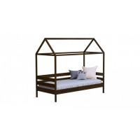 Ліжко дерев'яне Estella Аммі 80х190 см Темний Горіх Щит Л4 (5700883026) Ліжко дерев'яне Estella Аммі 80х190 см Темний Горіх Щит Л4 (5700883026)