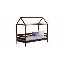 Ліжко дерев'яне Estella Аммі 80х190 см Темний Горіх Щит Л4 (5700883026)