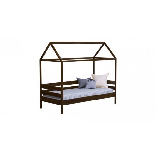 Ліжко дерев'яне Estella Аммі 80х190 см Темний Горіх Щит Л4 (5700883026) Ліжко дерев'яне Estella Аммі 80х190 см Темний Горіх Щит Л4 (5700883026)