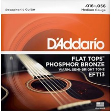 Струни для акустичної гітари 6 шт D'Addario EFT13 Phosphor Bronze