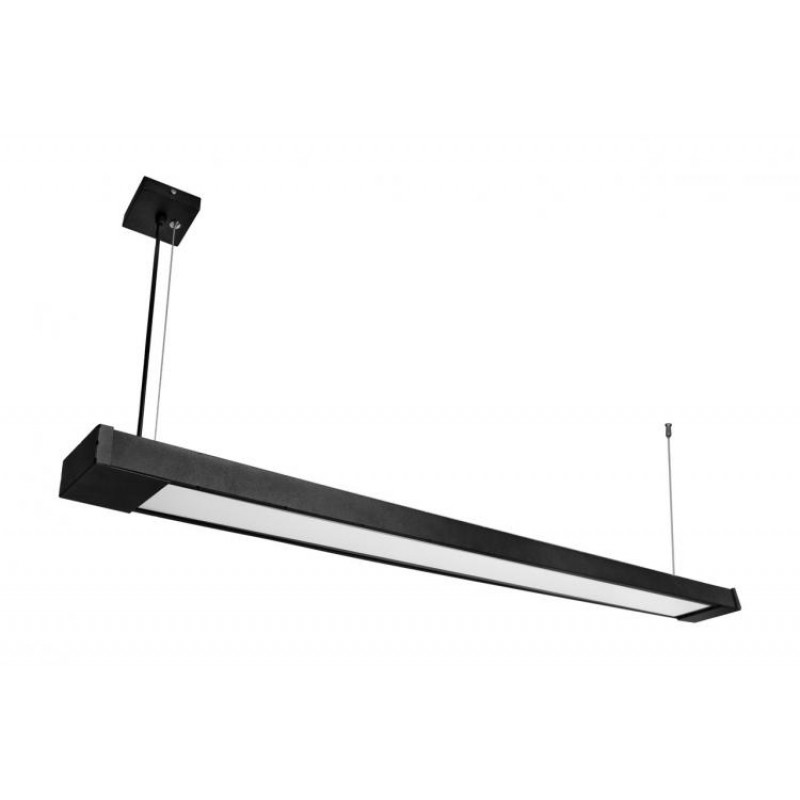 Світильник лінійний підвісний 125 см MSK Electric Office під дві led-лампи G-13 SL-120-2T8 BK