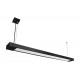 Світильник лінійний підвісний 125 см MSK Electric Office під дві led-лампи G-13 SL-120-2T8 BK
