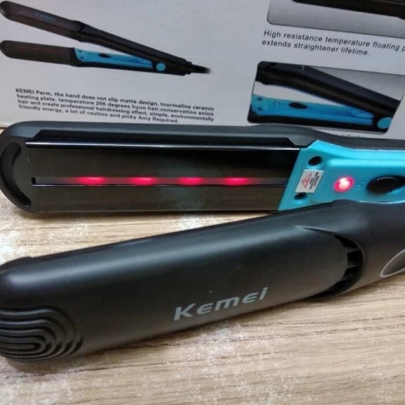 Плойка Випрямляч Для Волосся Kemei Кm-2168