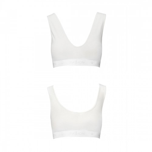 Спортивний топ з еластичної бавовни Passion PS005 TOP white, size M в інтернет супермаркеті PbayMarket!