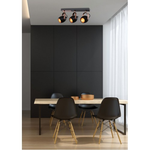 Спот Candellux Anica 46x25 см Мідно-чорний (93-82589) Спот Candellux Anica 46x25 см Мідно-чорний (93-82589)