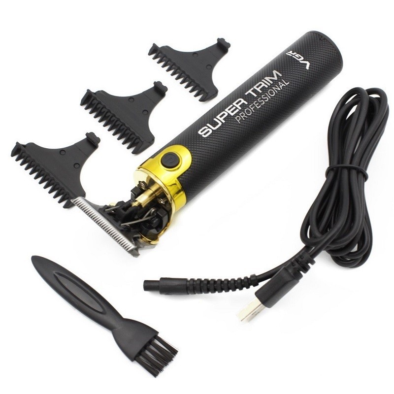 Бездротова машинка для стрижки волосся та бороди акумуляторна VGR V-082