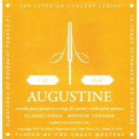 Струни для класичної гітари Augustine Classic/Gold Label Classical Guitar Strings Medium Tension Струни для класичної гітари Augustine Classic/Gold Label Classical Guitar Strings Medium Tension