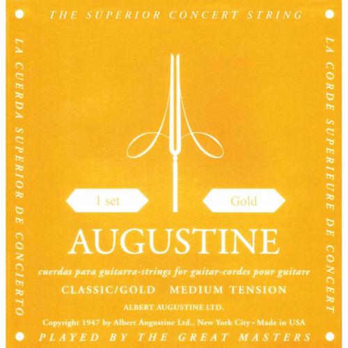 Струни для класичної гітари Augustine Classic/Gold Label Classical Guitar Strings Medium Tension Струни для класичної гітари Augustine Classic/Gold Label Classical Guitar Strings Medium Tension