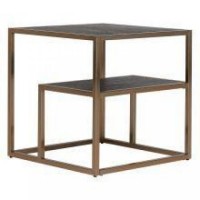 Кавовий журнальний столик у стилі Loft NS-526 530x600x500 мм Черный