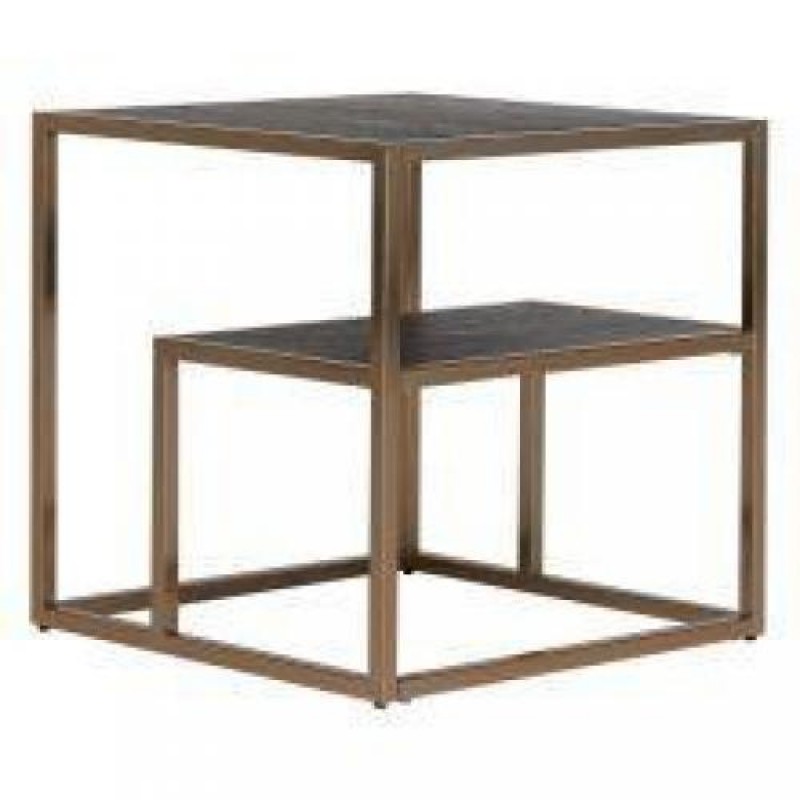 Кавовий журнальний столик у стилі Loft NS-526 530x600x500 мм Черный