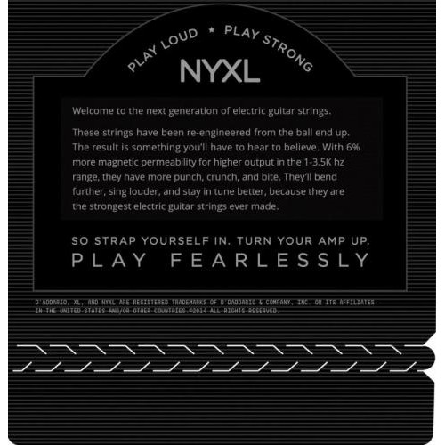 Струни для електрогітари D'Addario NYXL1052 Nickel Wound Light Top / Heavy Bottom Electric Guitar Strings 10/52 Струни для електрогітари D'Addario NYXL1052 Nickel Wound Light Top / Heavy Bottom Electric Guitar Strings 10/52