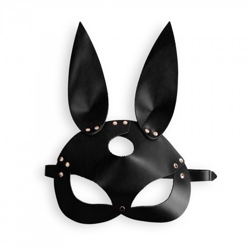 Шкіряна маска Зайчика Art of Sex - Bunny mask, колір Чорний в інтернет супермаркеті PbayMarket!