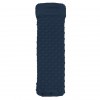 Надувний туристичний матрац RIAS Sleeping Pad з насосом 180х65см Navy Bue (3_05012)