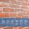 Самоклеюча 3D панель під руду катеринославу цеглу Sticker Wall 20000х700х3мм