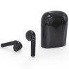 Бездротові навушники Bluetooth i7S TWS з боксом для зарядки Black (au006-hbr)