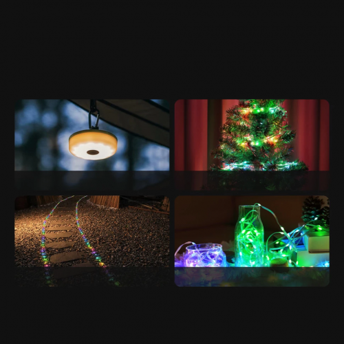 Ліхтар-гірлянда Nextool Milky Way RGB 7м NE20247 100/200 лм 2700/4000К (2693984419) Ліхтар-гірлянда Nextool Milky Way RGB 7м NE20247 100/200 лм 2700/4000К (2693984419)