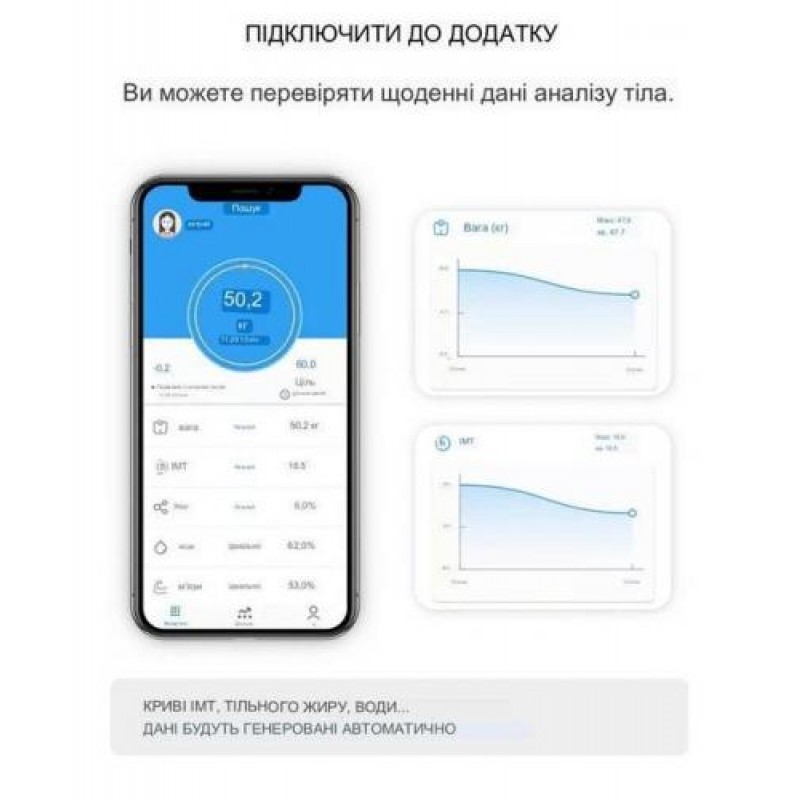 Смарт-ваги Inspire Scale one Чорний (TZC012)