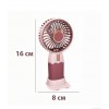 Ручний вентилятор Mini Fan Hello Summer 121 Бордово-рожевий (30151451)