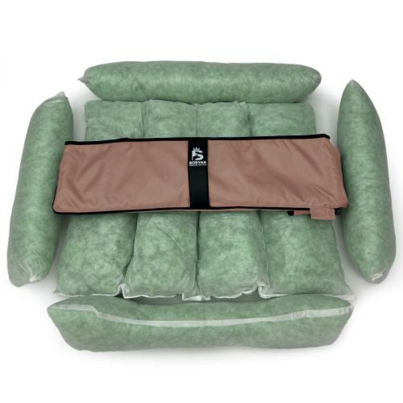 Лежак ліжко для собак та котів EGO Bosyak Waterproof M 75х65 Кава з молоком (спальне місце для собак та котів)