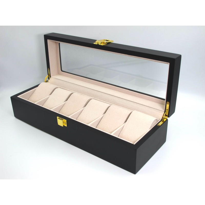 Шкатулка для зберігання годинників Craft 6WB.LID.MAT Чорний