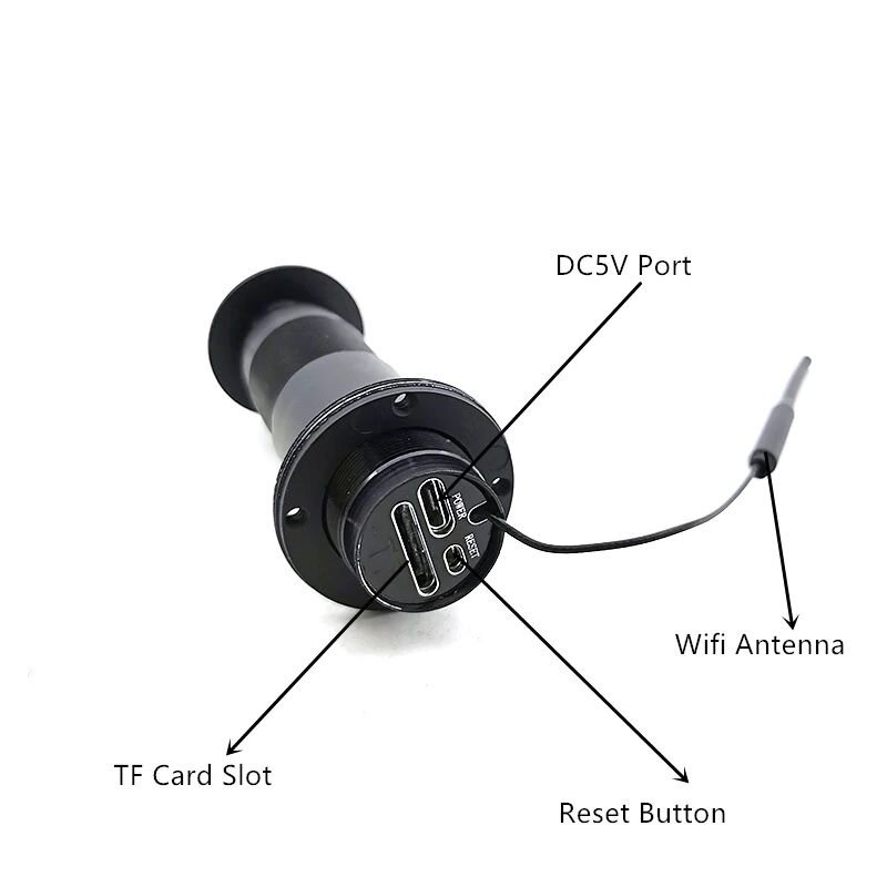 Відеоглазок wifi безпровідний з датчиком руху і записом Geniuspy D178, 2 Мп, 1080P, додаток для Android і IOS