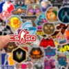 Набір стікерів GameStyle КС ГО (CS:GO) Counter-Strike Stickers Pack 50 шт 7015