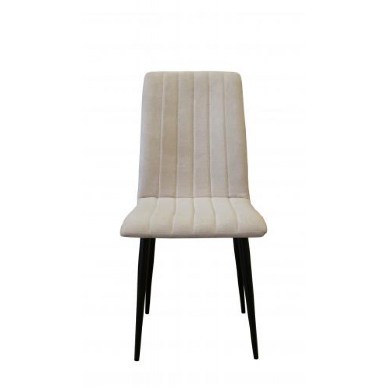 Стілець Max's furniture Брайтон 02 Чорний/Бежевий