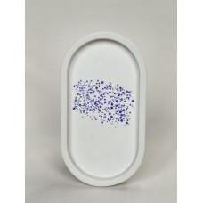 Гіпсова підставка No Brand Овал 18х10х2 см Різнобарвний (2426)