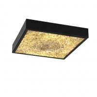 Стельовий світильник Candellux Luxan 29x29x5.5 см Чорний (10-06677)