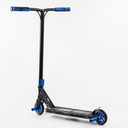 Самокат трюковий Best Scooter HIC-система пеги алюмінієвий диск та дека принт Skulls and blue hands 100 кг Різнокольоровий (105679) Самокат трюковий Best Scooter HIC-система пеги алюмінієвий диск та дека принт Skulls and blue hands 100 кг Різнокольоровий (105679)