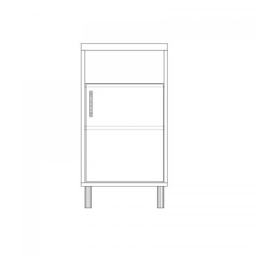 Тумба офісна Тиса Мебель ТМ-107 1 Сонома 76x35x40 см Тумба офісна Тиса Мебель ТМ-107 1 Сонома 76x35x40 см