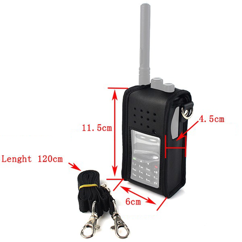 Шкіряний чохол з ремінцем Retevis J9110H для рацій Retevis RT3, RT3S, TYT MD-380 та інших