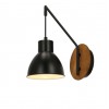 Бра Candellux Vario 28x32 см Коричнево-чорний (21-73495)