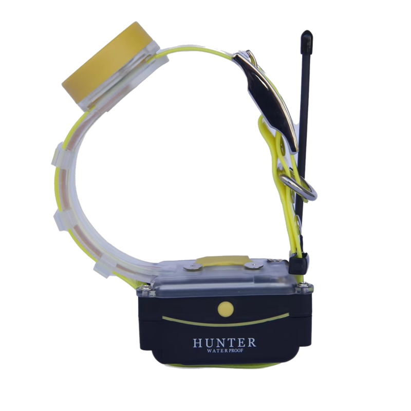Нашийник з GPS для мисливських собак HUNTER APP-100 PRO, водонепроникний, жовтий