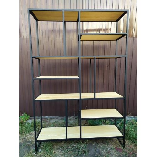 Стелаж GoodsMetall у стилі Лофт 2100х1400х400 СТЖ202 Стелаж GoodsMetall у стилі Лофт 2100х1400х400 СТЖ202