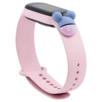 Ремінець Cartoon Strap для Xiaomi Mi Band 5/6 Rose-Grey Mickey Ремінець Cartoon Strap для Xiaomi Mi Band 5/6 Rose-Grey Mickey