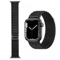 Ремінець нейлоновий до годинника SmartX Ultra / Apple Watch кріплення на 42/44/45/49 мм чорний (UR160B) Ремінець нейлоновий до годинника SmartX Ultra / Apple Watch кріплення на 42/44/45/49 мм чорний (UR160B)