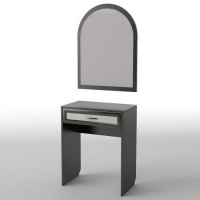 Туалетний столик Тиса Мебель БС-29 Венге Дуб молочний 75x40x70 см Туалетний столик Тиса Мебель БС-29 Венге Дуб молочний 75x40x70 см