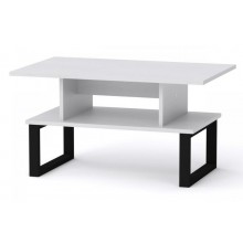 Стіл журнальний Компанит Лофт 2 80х50х42,6 см Альба білий