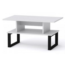 Стіл журнальний Компанит Лофт 2 80х50х42,6 см Альба білий