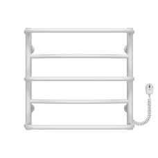 Рушникосушарка електрична Аквамікс П5 500х500 Deffi Білий EF16 (C.AM.50.50.5.E.W.R.5)