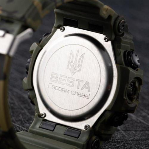 Годинник чоловічий наручний BESTA Brave ЗСУ Камуфляж Годинник чоловічий наручний BESTA Brave ЗСУ Камуфляж