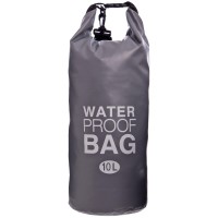 Водонепроникний гермомішок з плечовим ременем Waterproof Bag 10л TY-6878-10 (PVC) Сірий (PT0492)