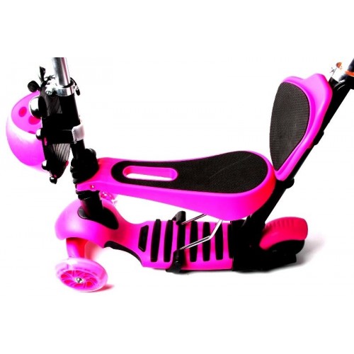 Самокат дитячий Scooter Сонечко 5 in 1 Pink (20459040) Самокат дитячий Scooter Сонечко 5 in 1 Pink (20459040)