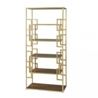 Стелаж для зберігання в стилі Loft Золотий NS-1839 2080x1150x450 мм Стелаж для зберігання в стилі Loft Золотий NS-1839 2080x1150x450 мм